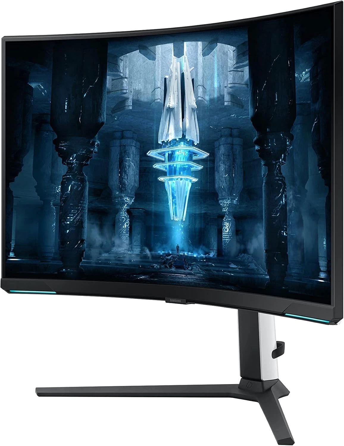 Samsung Odyssey Neo G8 32 Inch 4K UHD Display Dual HDMI, DP, USB Curved Gaming Monitor (No Warranty)