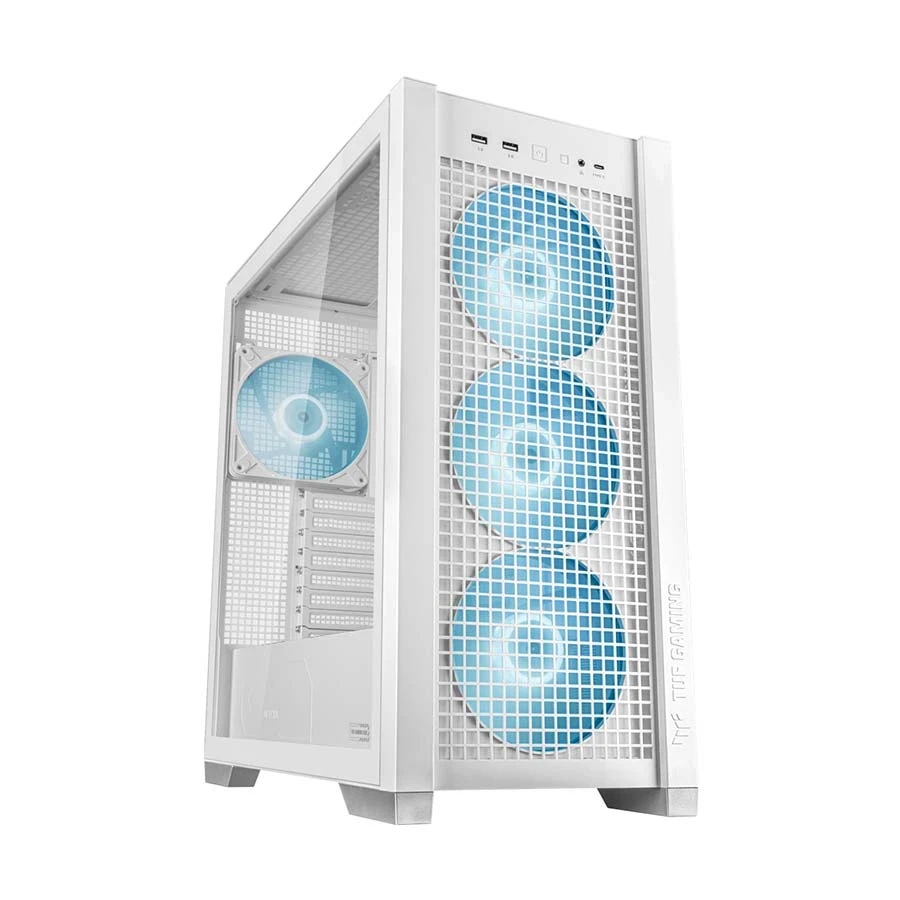 Asus TUF Gaming GT302 ARGB Mid Tower White Gaming Desktop Casing