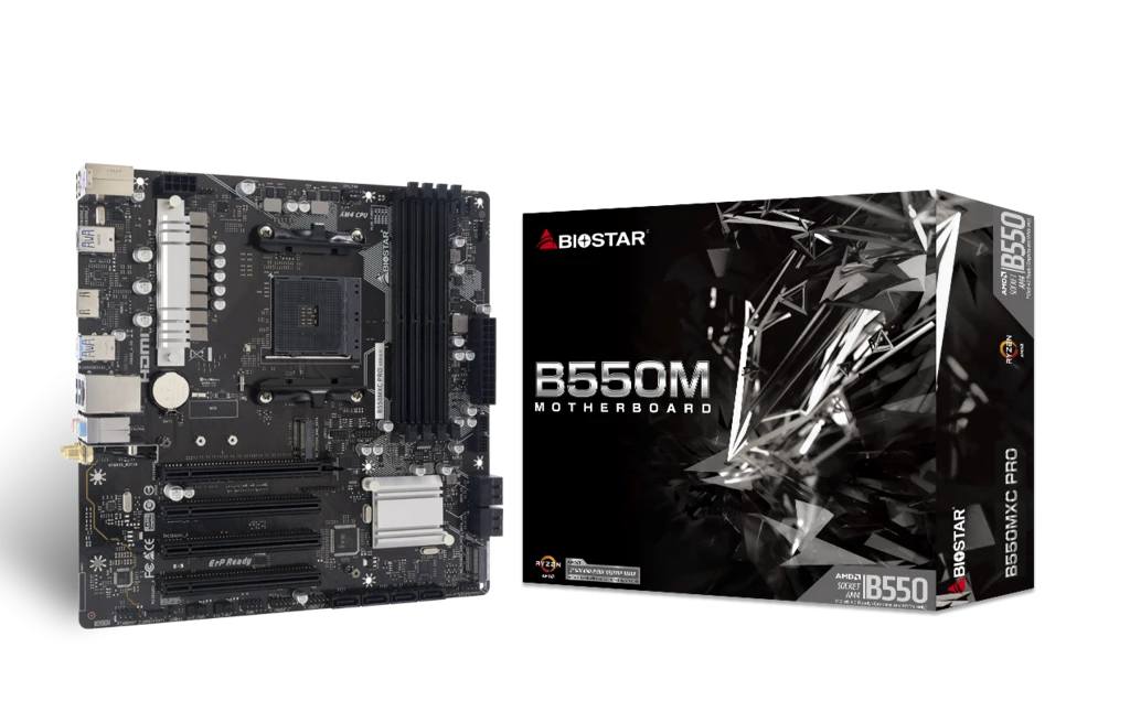 Biostar B550MXC PRO DDR4 AMD AM4 Socket Motherboard