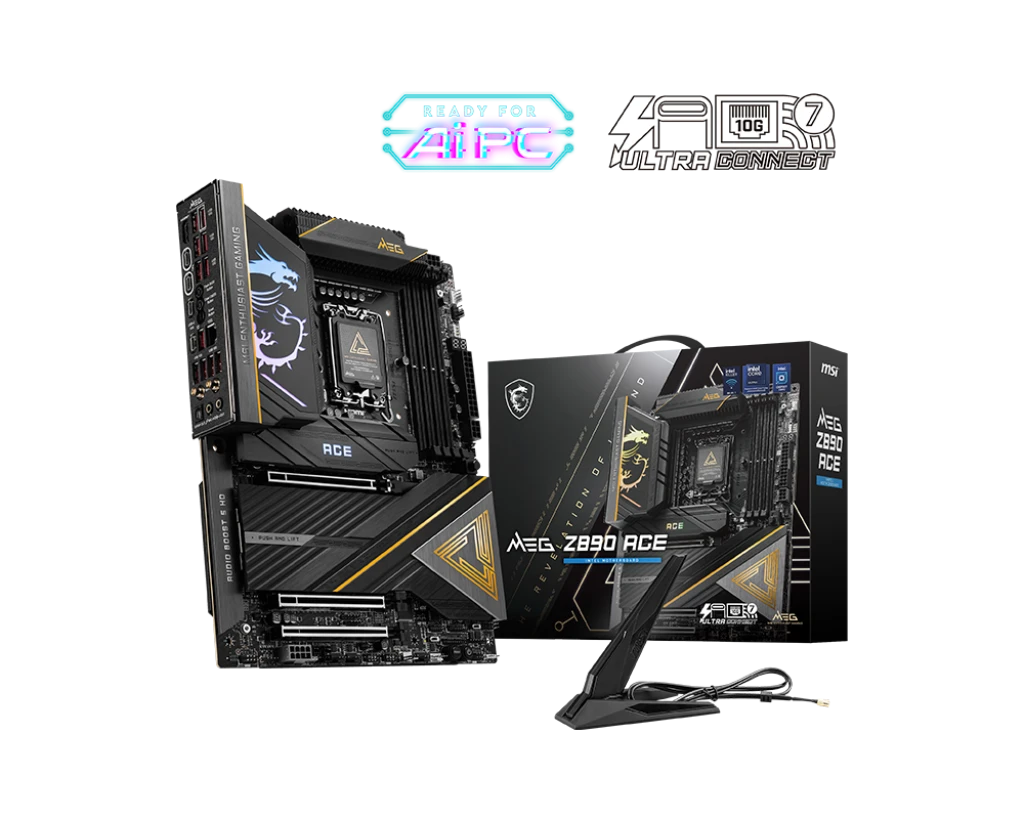 MSI MEG Z890 ACE (Wi-Fi 7) DDR5 Intel Gaming Motherboard