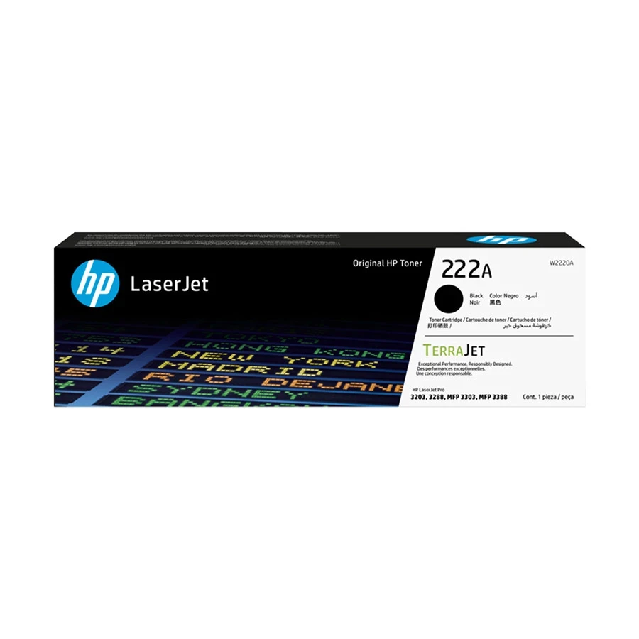 HP 222A Black Original LaserJet Toner #W2220A