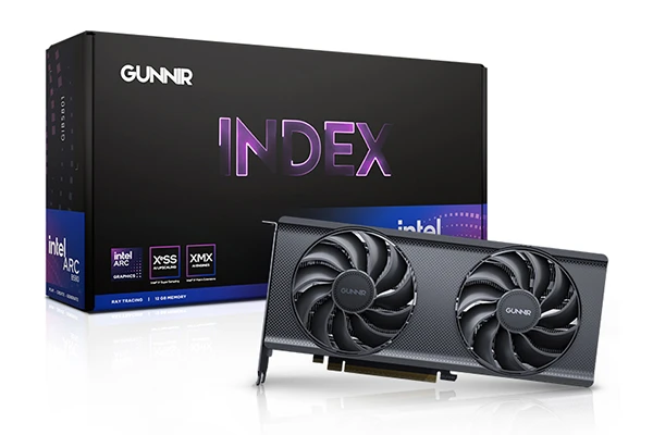 Gunnir Intel Arc B580 Index 12G Black 12GB GDDR6 Graphics Card