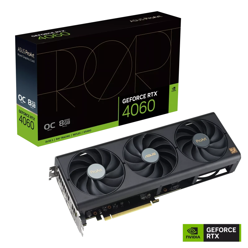 Asus ProArt GeForce RTX 4060 OC Edition 8GB GDDR6 Graphics Card