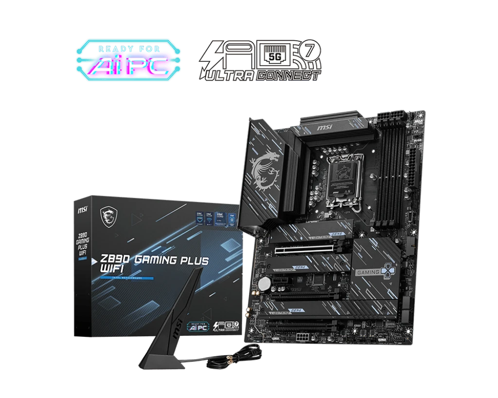 MSI Z890 GAMING PLUS (Wi-Fi 7) DDR5 Intel Motherboard #Z890 GAMING PLUS WIFI