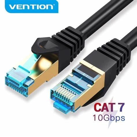 Vention VPC7SSTP-B300 Cat-7 SFTP, 3 Meter, Black Patch Cable #VPC7SSTP-B300