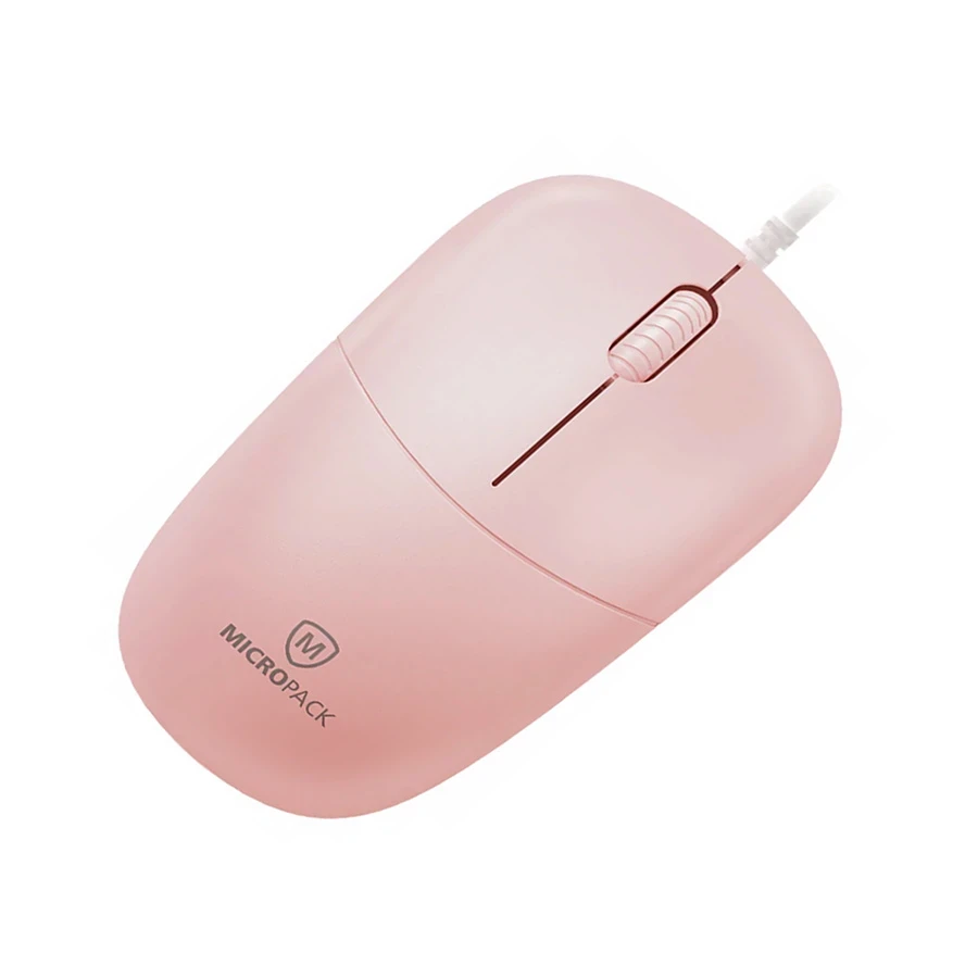 Micropack M-105 Silent Pink Wired Optical Mouse