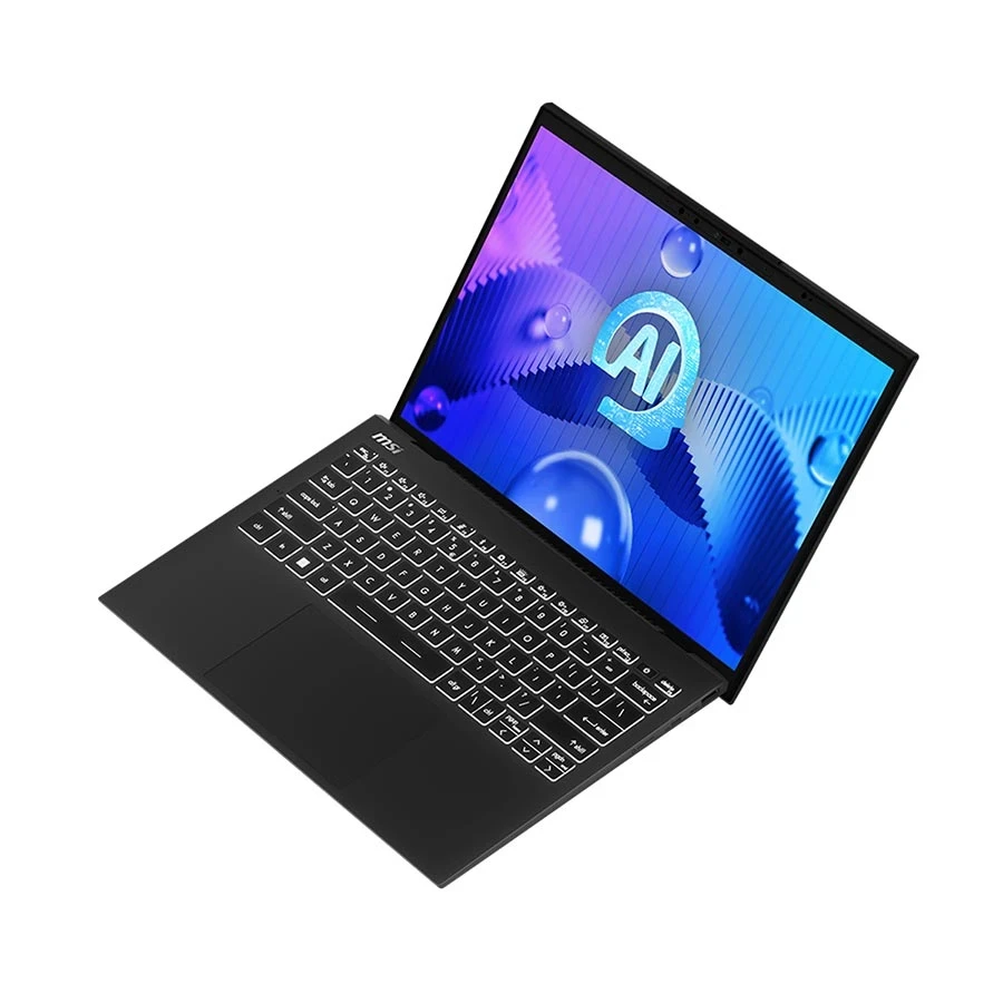 MSI Prestige 13 AI Evo A1MG Intel Core Ultra 5 125H 32GB RAM, 1TB SSD 13.3 Inch 2.8K QHD+ OLED Display AI Optimized Pure Black Laptop