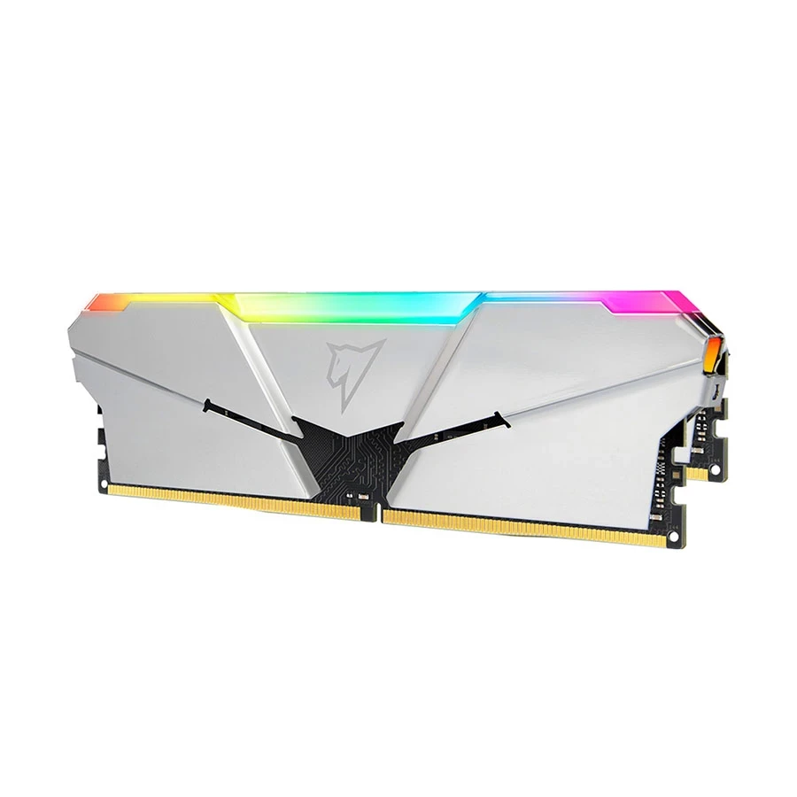 Netac Shadow RGB 16GB DDR5 5600MHz Silver Heatsink Desktop RAM #NTSRD5P56DP-32S