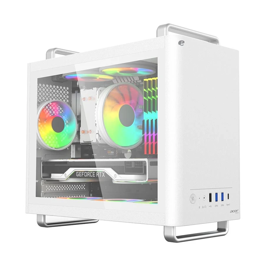 Acer U320WG Mid Tower White Micro-ATX Business Desktop Casing