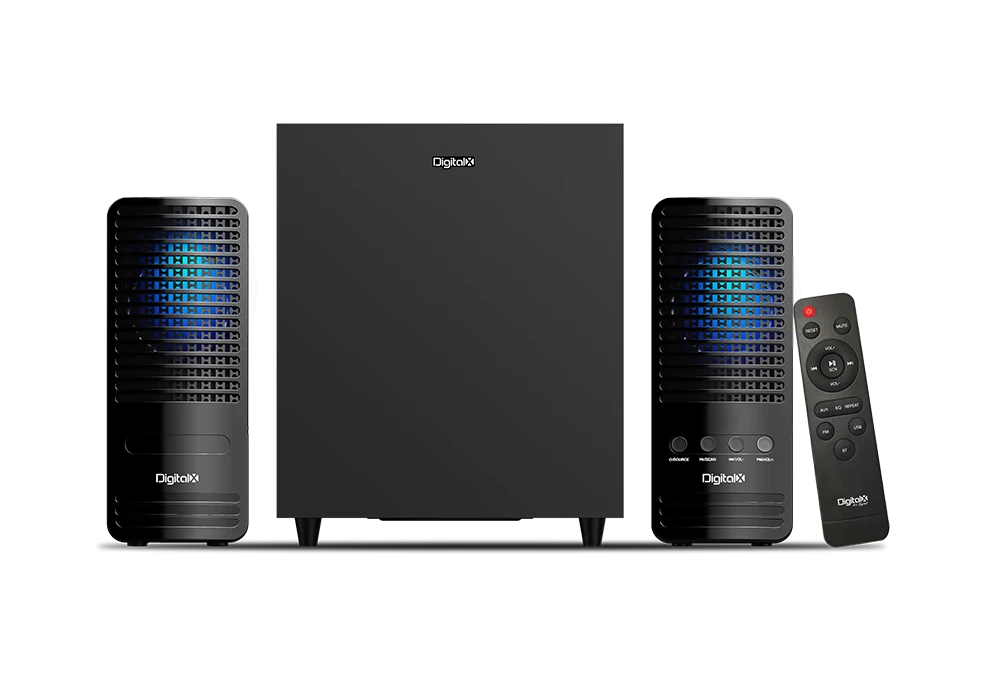 Digital X X-F805BT 2:1 Bluetooth Black Speaker