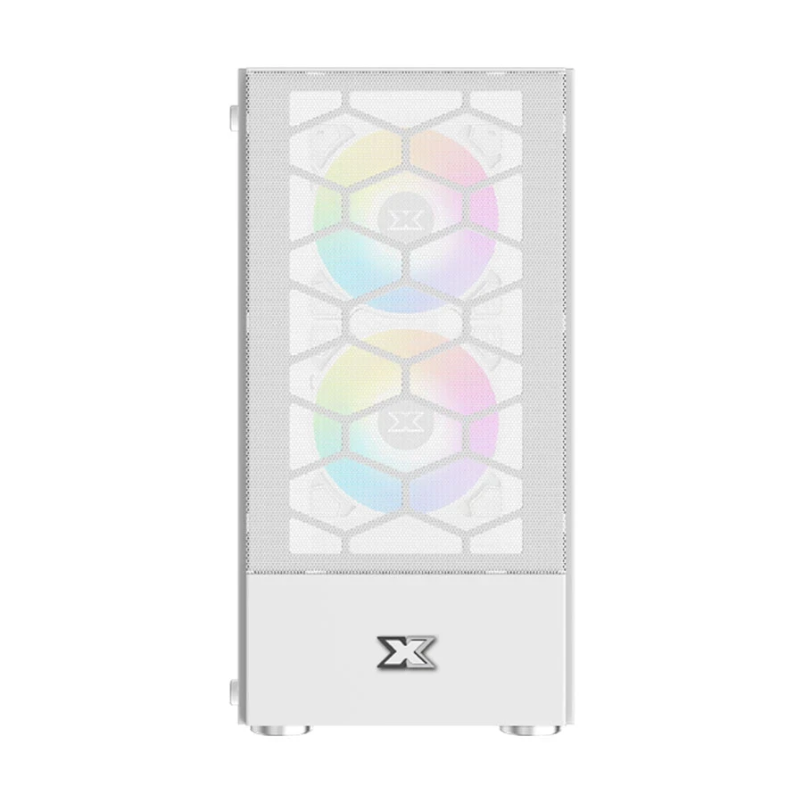 Xigmatek Oreo Arctic Mini Tower White (Tempered Glass) Micro-ATX Gaming Casing #EN47772