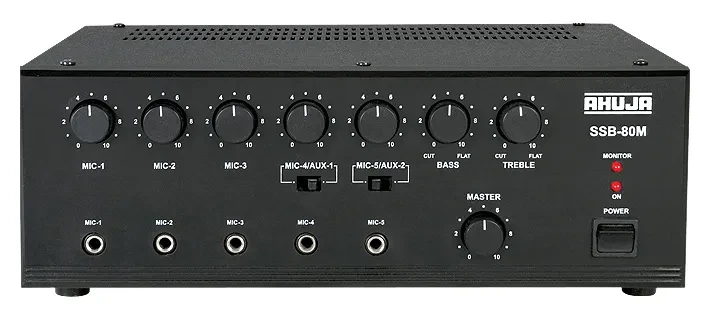 Ahuja SSB-80M 80 Watts PA Mixer Amplifiers