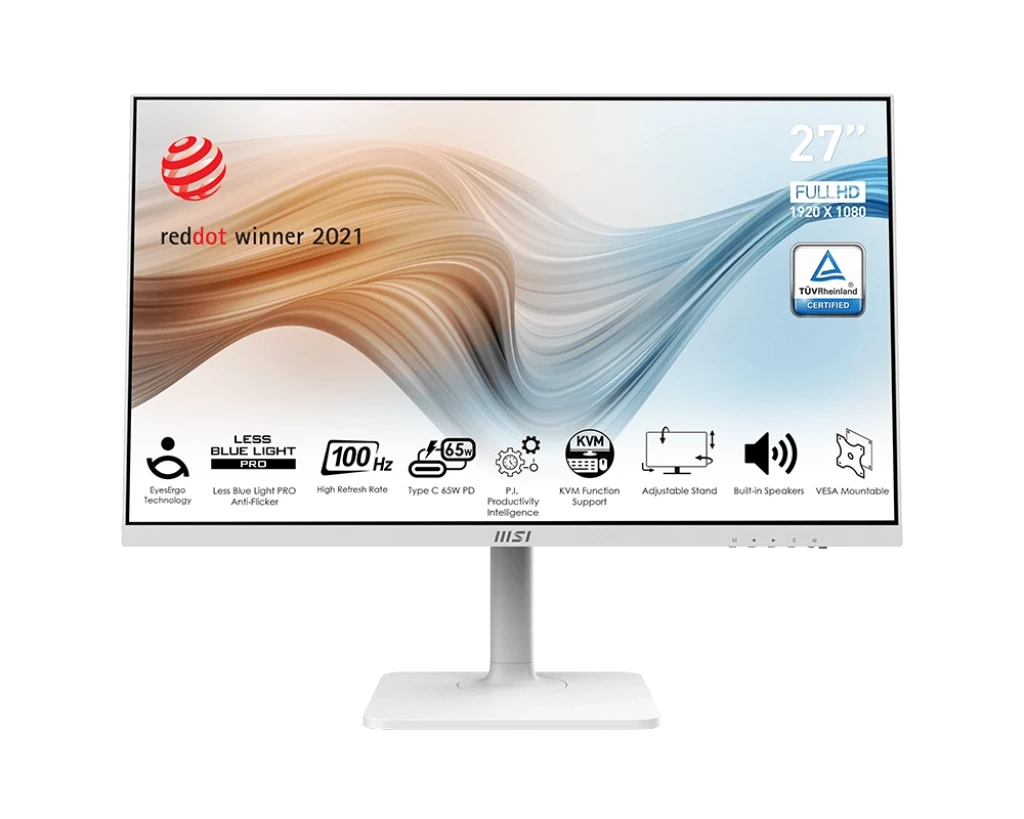 MSI Modern MD272XPW 27 Inch FHD Display HDMI DP Professional Monitor
