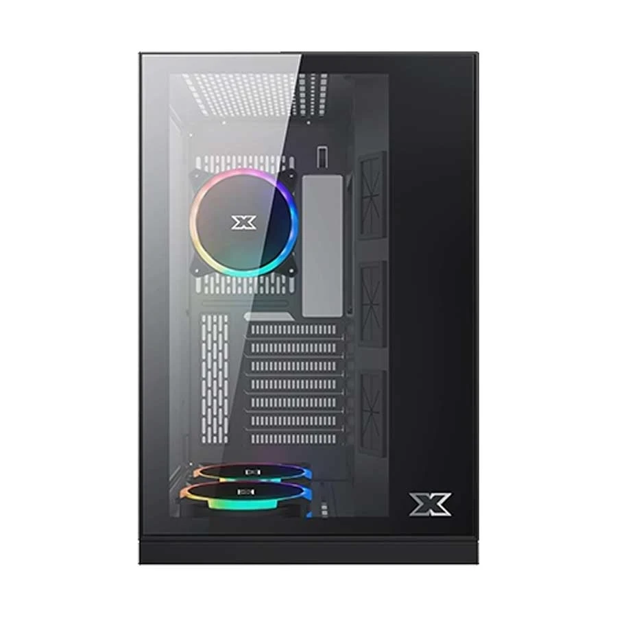 Xigmatek Aquarius S Mid Tower Black (Tempered Glass) ATX Gaming Casing #EN46522