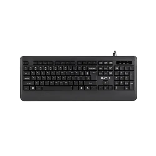Havit KB253 Wired Black Exquisite Keyboard with Bangla