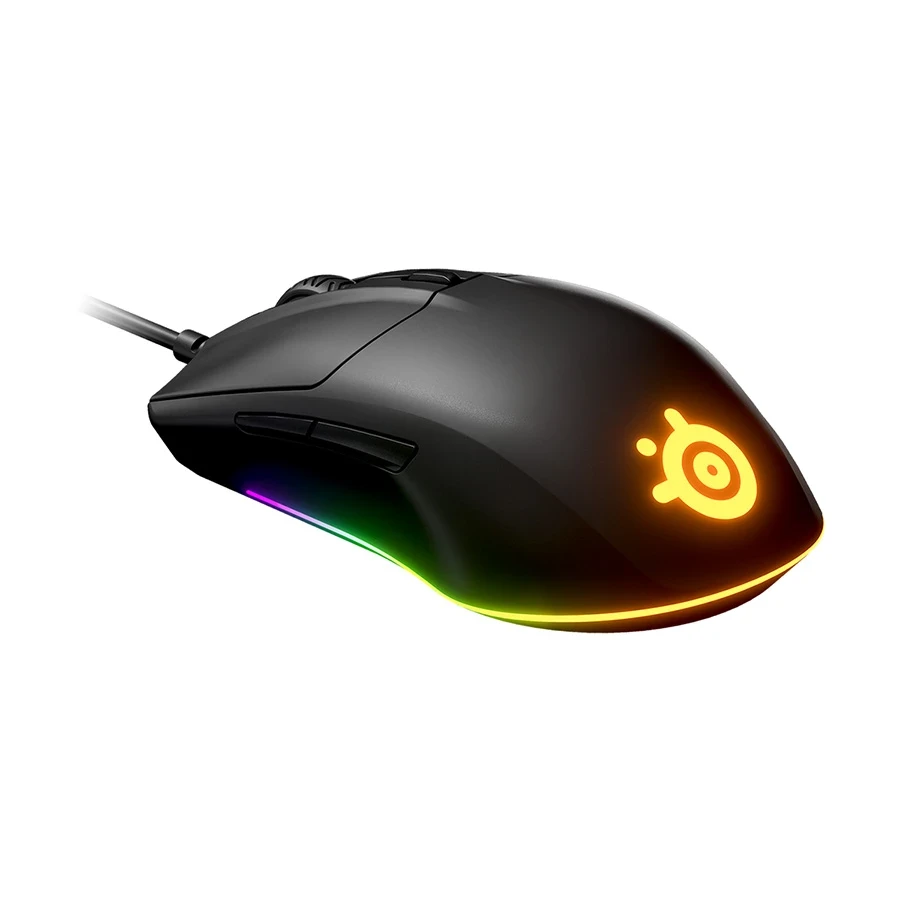 Steelseries Rival 3 RGB Wired Black Gaming Mouse #62513