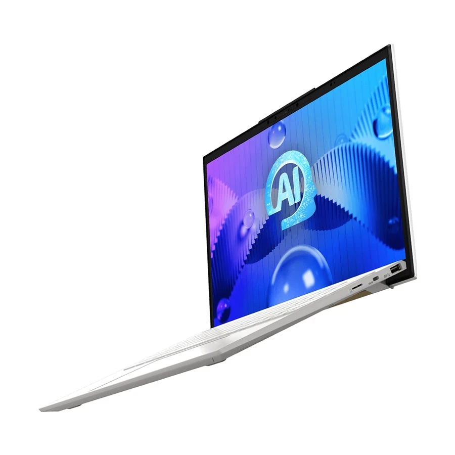 MSI Prestige 13 AI Evo A1MG Intel Core Ultra 5 125H 32GB RAM, 1TB SSD 13.3 Inch 2.8K QHD+ OLED Display AI Optimized Pure White Laptop