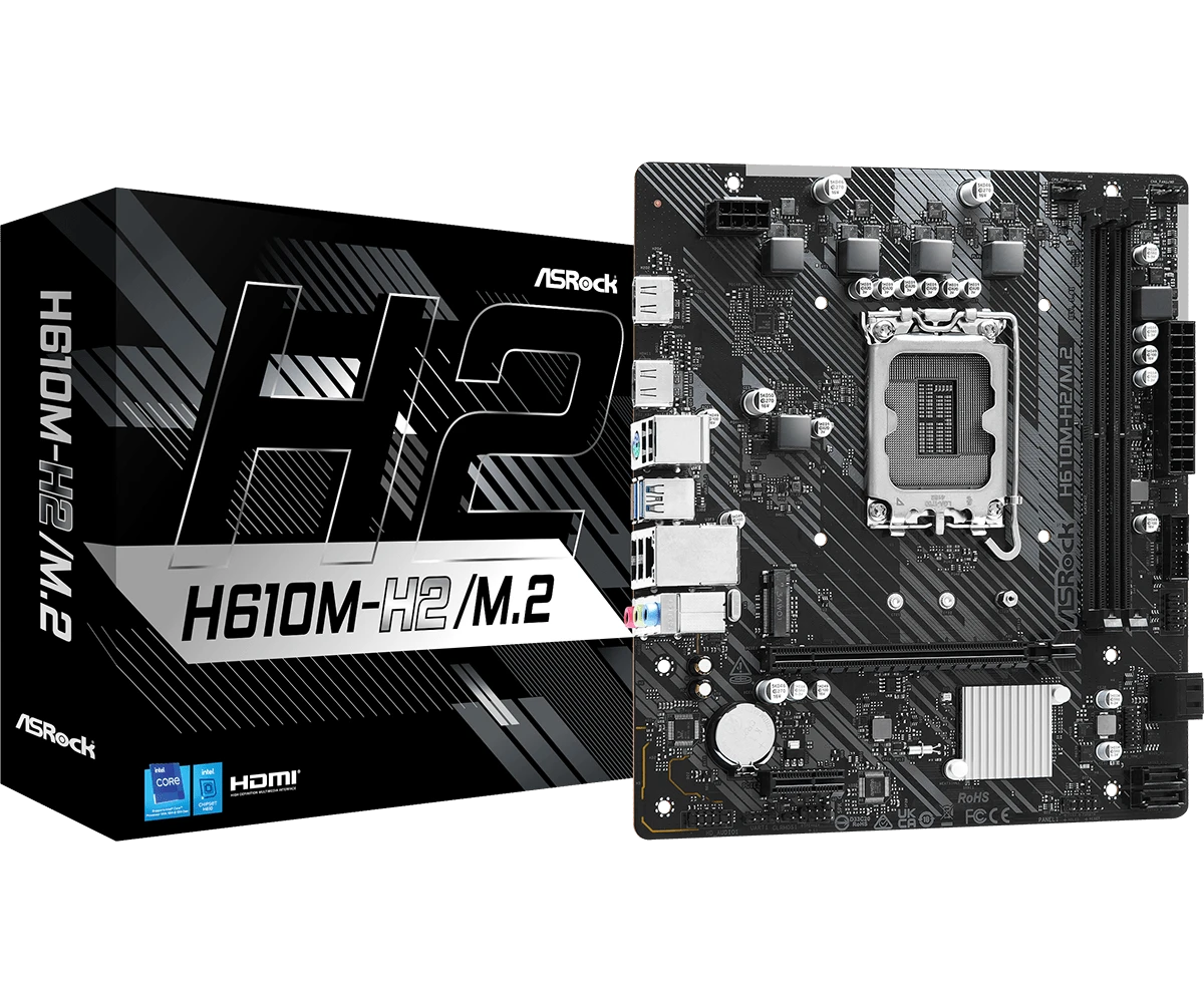 Asrock H610M-H2/M.2 D4 DDR4 Intel Motherboard