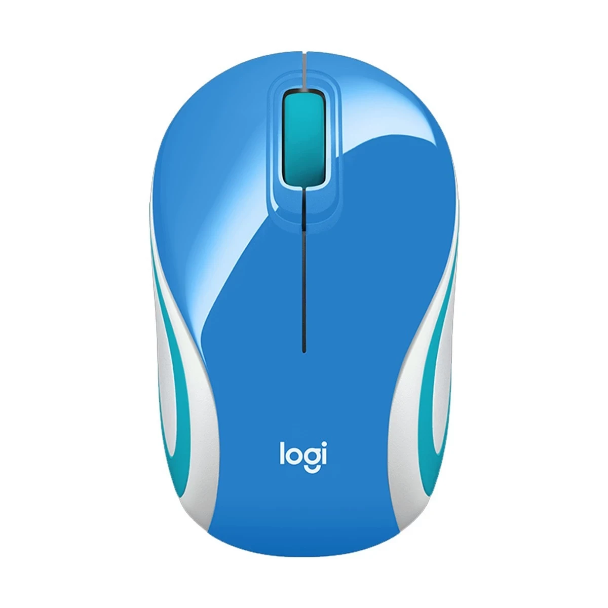 Logitech M187 Ultra Portable Blue Wireless Mouse #910-005372