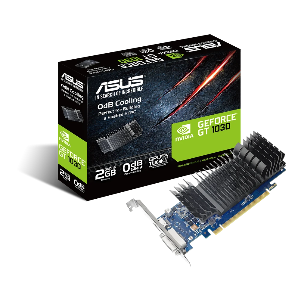 ASUS GeForce GT 1030 2GB GDDR5 low Profile Graphics Card