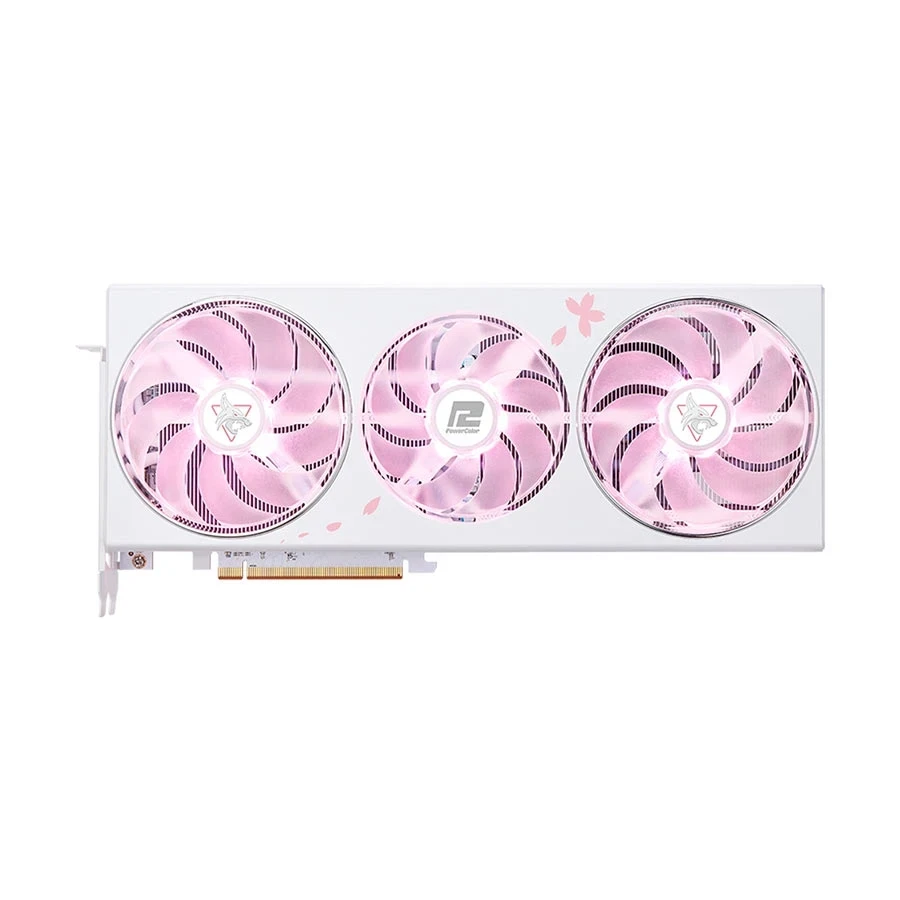 PowerColor Hellhound Sakura AMD Radeon RX 7800 XT Limited Edition 16GB GDDR6 Graphics Card #RX7800XT 16G-L/OC/SAKURA LIMITED