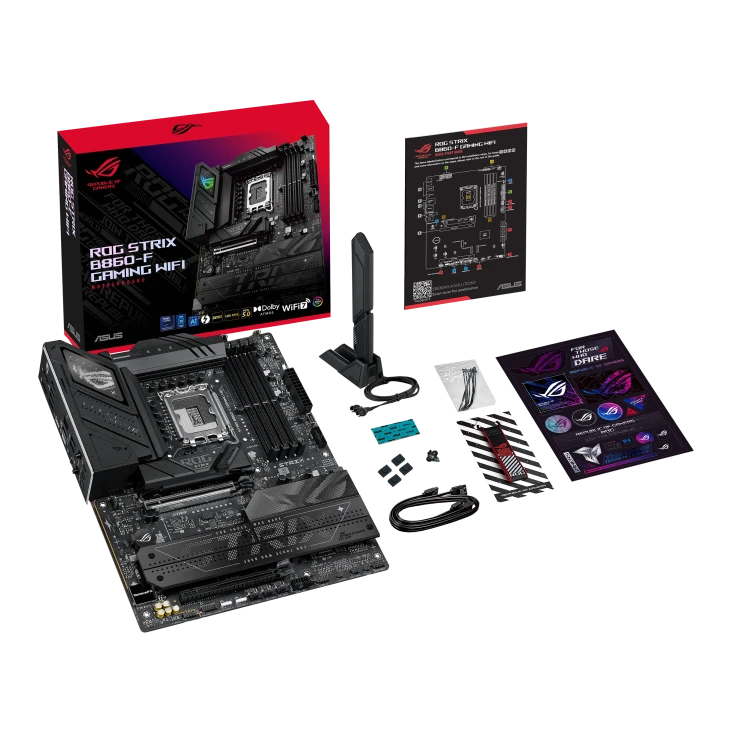 Asus ROG STRIX B860-A GAMING (Wi-Fi 7) DDR5 (Intel Core Ultra LGA1851 Socket) Motherboard #ROG STRIX B860-A GAMING WIFI