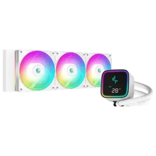 Deepcool LS720 SE Digital WH ARGB 360mm AIO White Liquid CPU Cooler