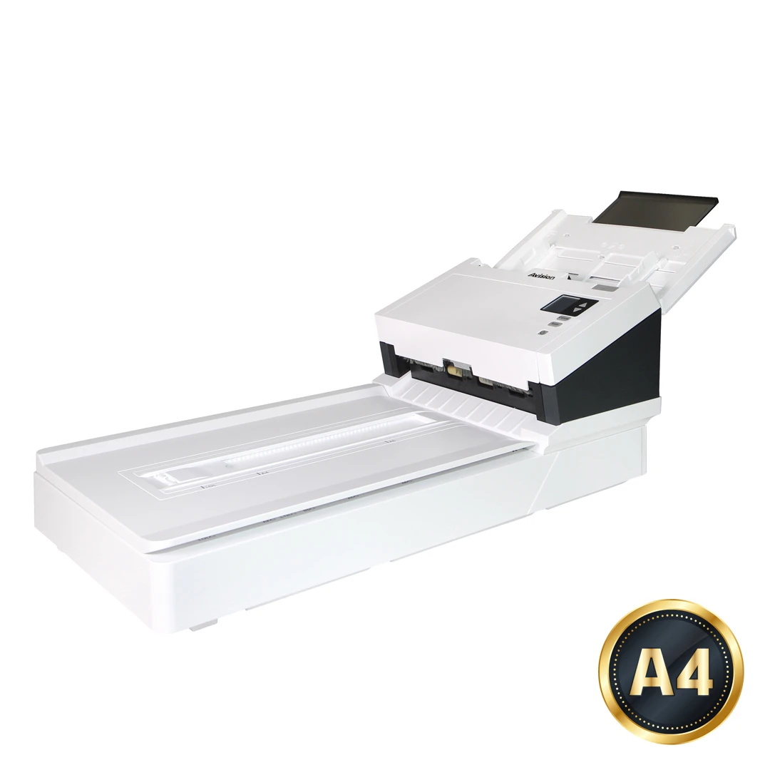 Avision AD345GFWN Flatbed and Sheet Fed Color duplex Document Scanner with ADF