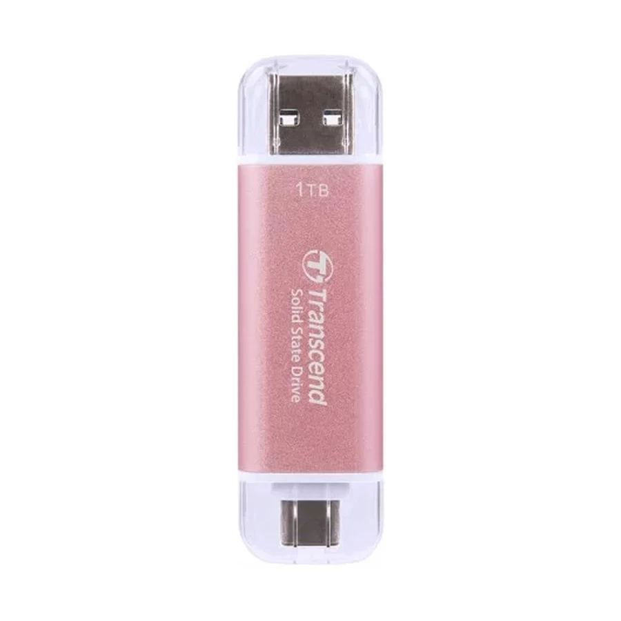 Transcend ESD310P 1TB USB Type-A & Type-C OTG Pink Portable SSD #TS1TESD310P