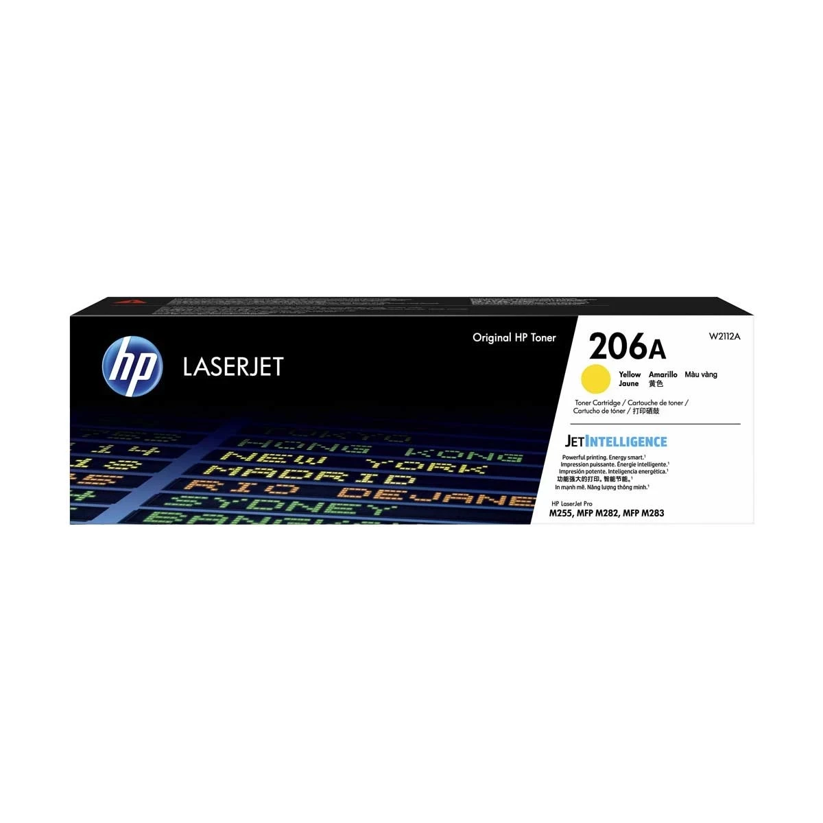 HP 206A Yellow Original LaserJet Toner (W2112A) (Bundle with Full Set)
