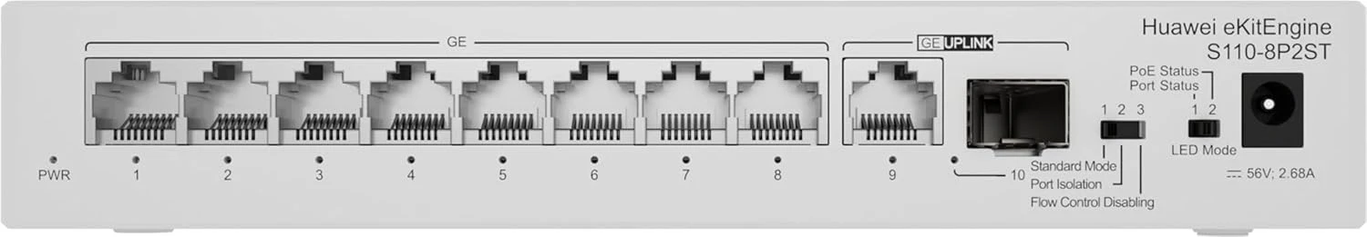 Huawei S110-16LP2SR 18 Port Unmanaged eKit SOHO Switch