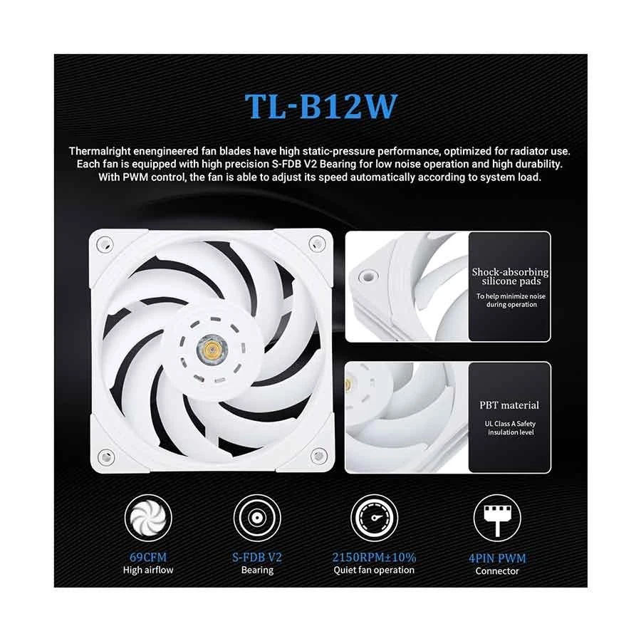 Thermalright Frozen Edge 240 AIO White Liquid CPU Cooler