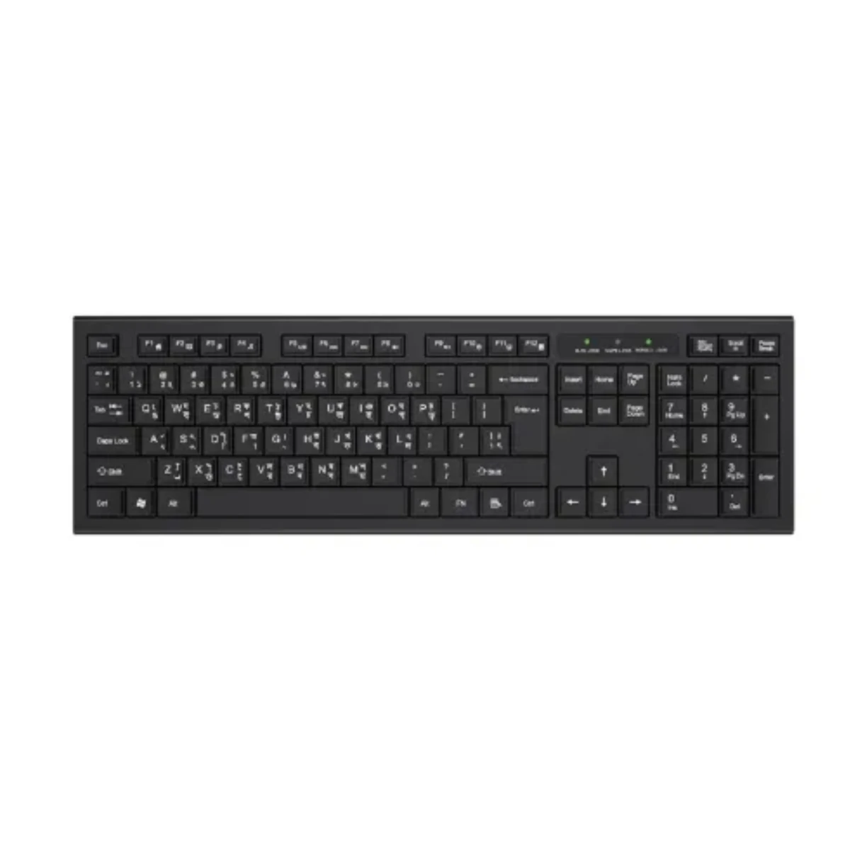 Pc Power PCGKY601 Chocolate Black Wired Office Keyboard with Bangla