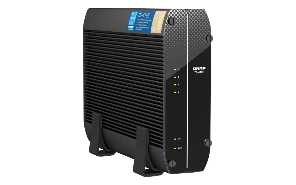 QNAP TS-410E-8G 4 Bay Rack Intel Celeron J6412 Network Storage (3 Year Warranty)