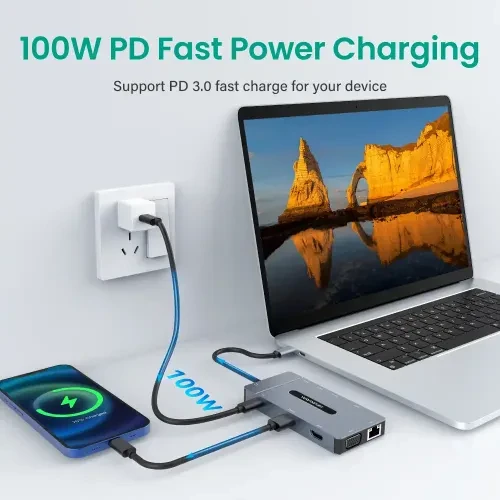 Yuanxin X-80311 Multiport 11 in 1 Type-C Hub