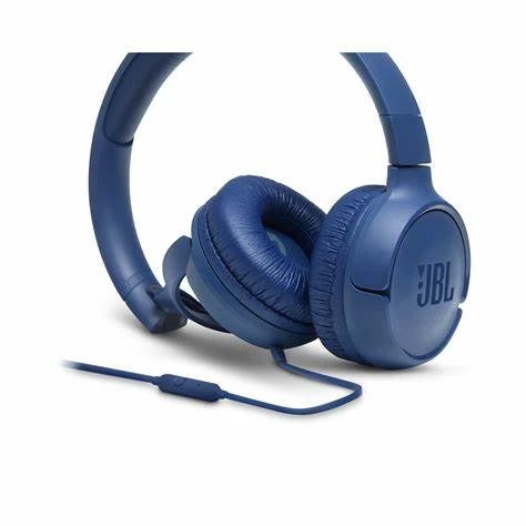 JBL TUNE 500 Blue Wired Over-Ear Headphone #JBLT500BLUAM