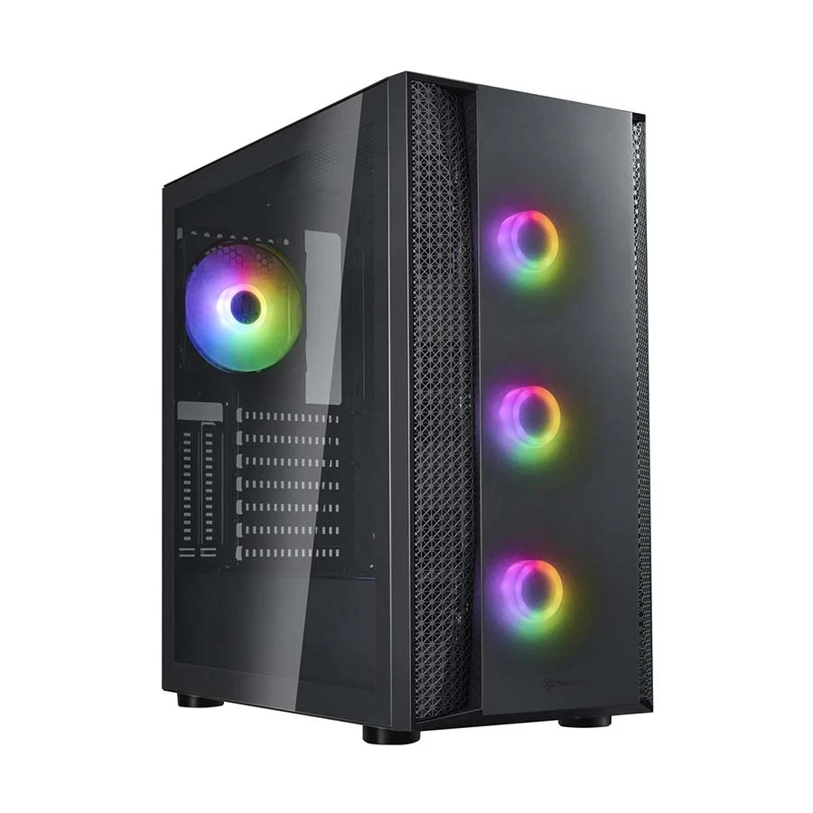 SilverStone Fara B1 PRO ARGB Mid Tower Black ATX Desktop Casing (#SST-FAB1B-PRO)
