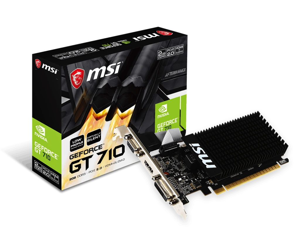 MSI Geforce GT 710 2GD3H LP 2GB GDDR3 Graphics Card