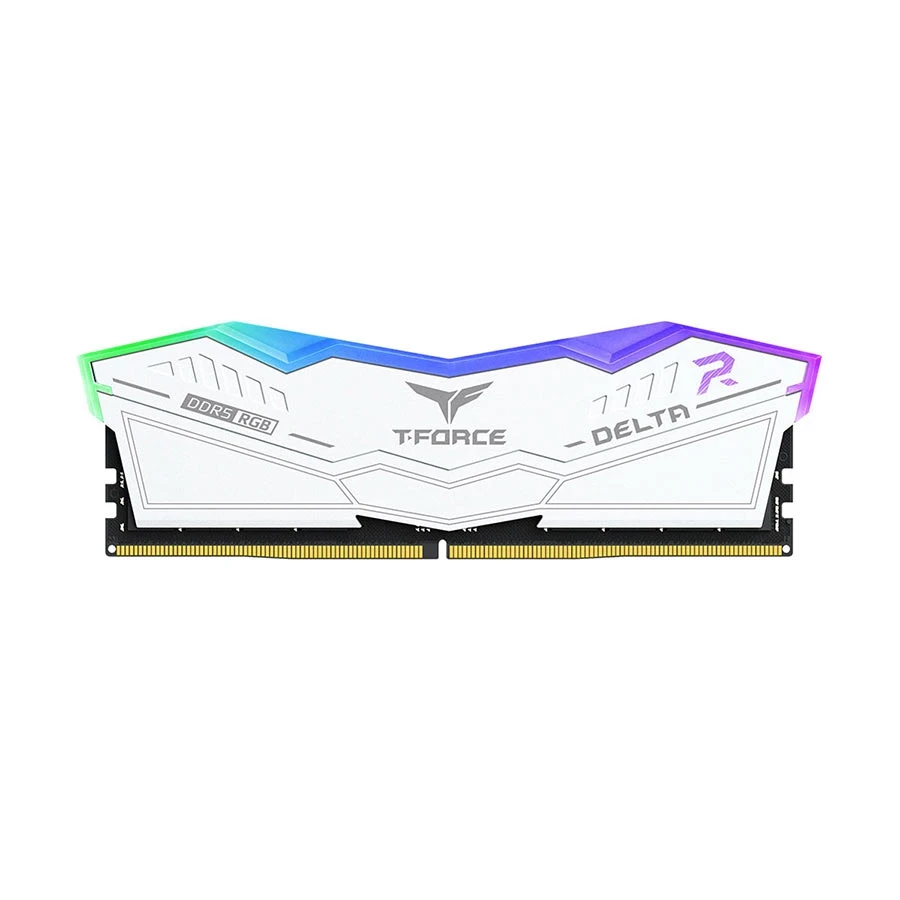 Team Delta RGB 16GB DDR5 7000MHz White Gaming Desktop RAM #FF4D532G7000HC34ADC01