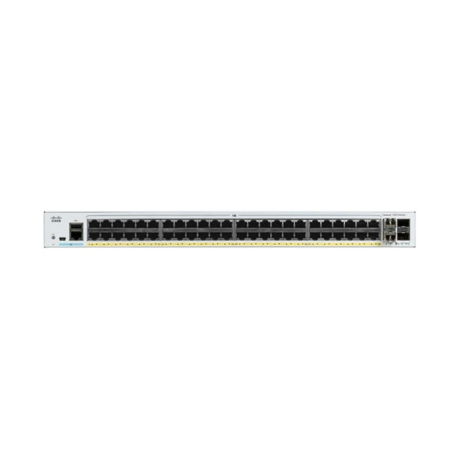 Cisco C1000-48T-4X-L 52 Port Managed Network Switch