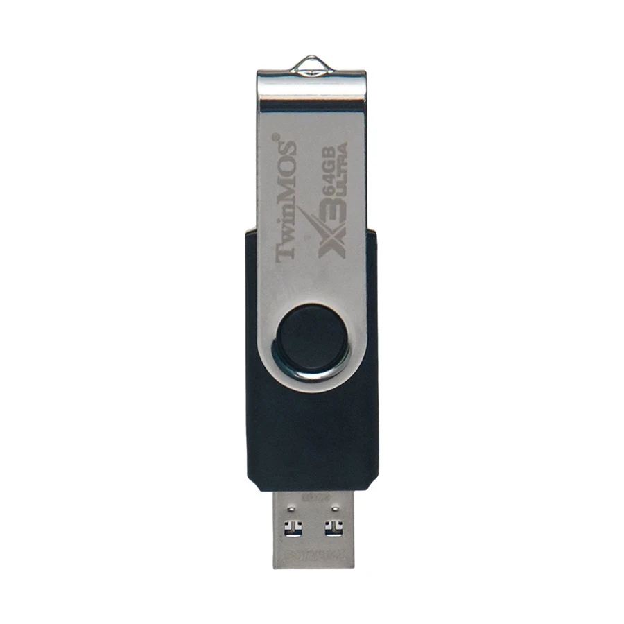 Twinmos X3 Ultra 32GB USB 3.2 Black-Silver Pen Drive