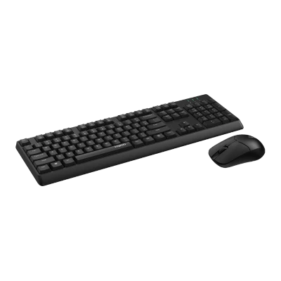 Rapoo X1800 PRO Wireless Black Multimedia Bangla Keyboard & Mouse