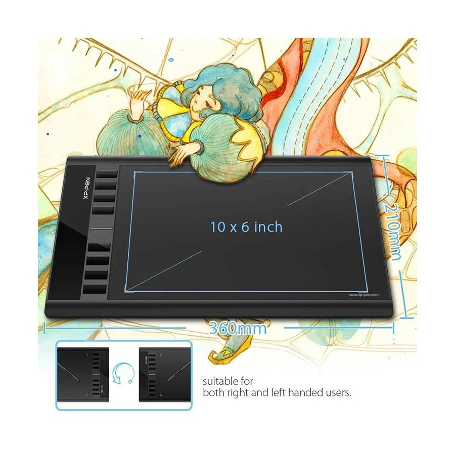XP-Pen Star 03 V2 10 Inch Graphics Art Drawing Tablet