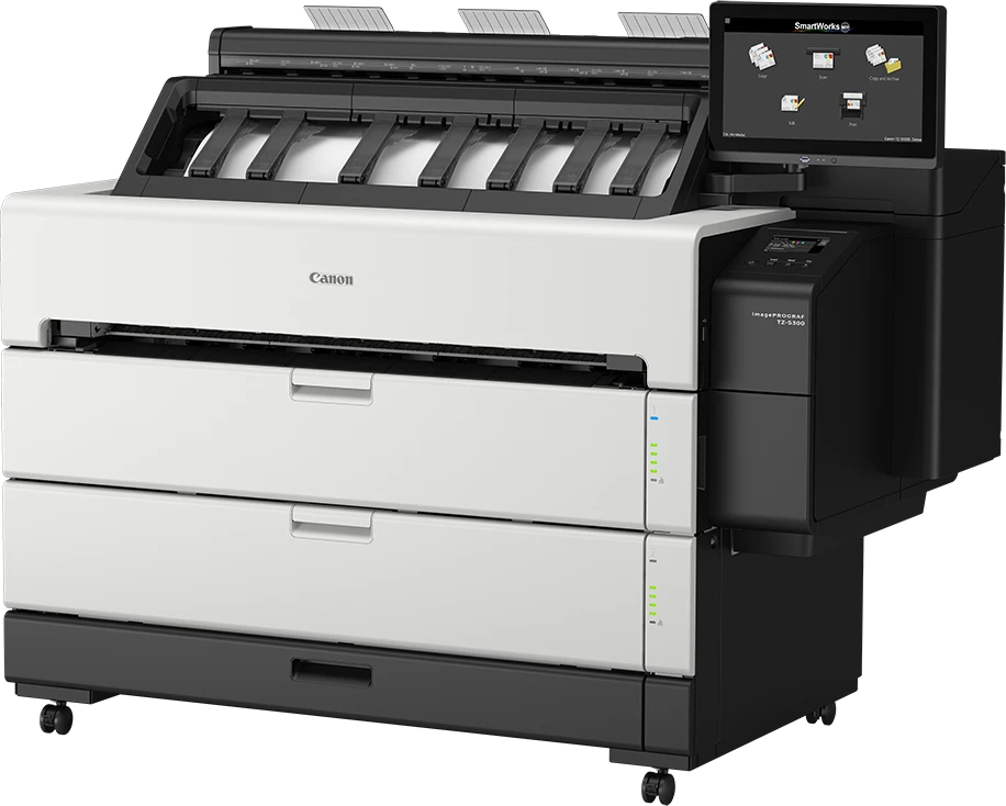 Canon imagePROGRAF TZ-5300 36-in Single Function Large Format Printer With Stand