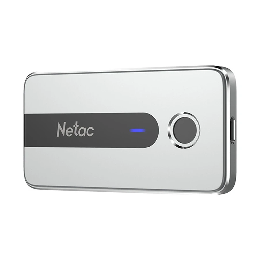 Netac Z11 1TB USB 3.2 Gen 2 Type-C Silver Portable External SSD #NT01Z11-001T-32SL
