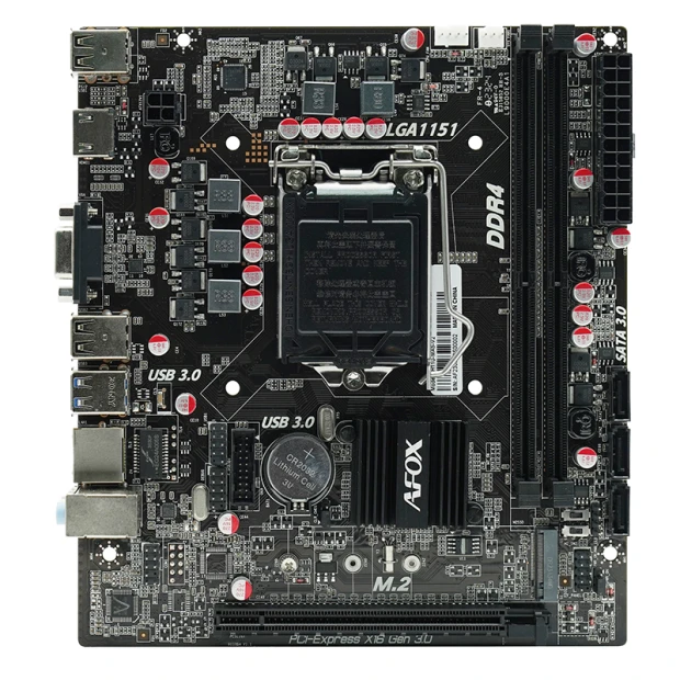 Afox IH110D4-MA5-V2 DDR4 6th/7th/8th/9th Gen Intel LGA1151 Socket Motherboard