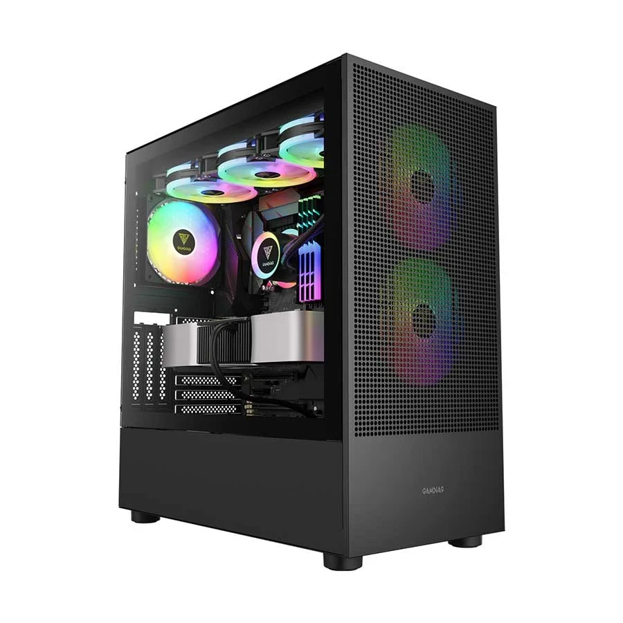Gamdias Talos M3 Mesh ARGB Mid Tower Black E-ATX Gaming Desktop Casing