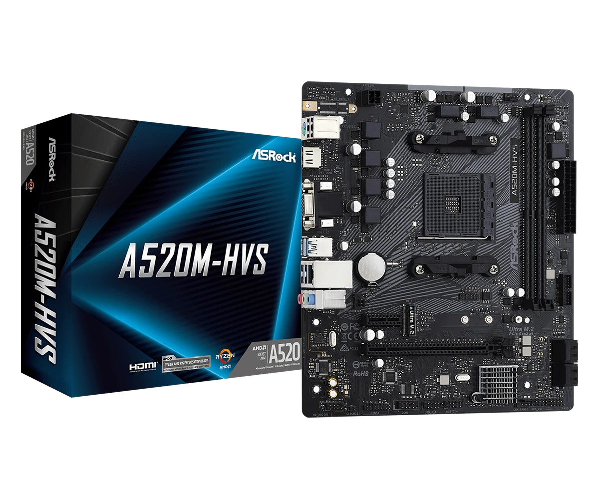 ASRock B450M-HDV R4.0 DDR4 AMD Motherboard