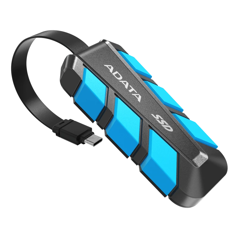 Adata SC740 500GB USB 3.2 Gen2 Type-C Portable Blue External SSD