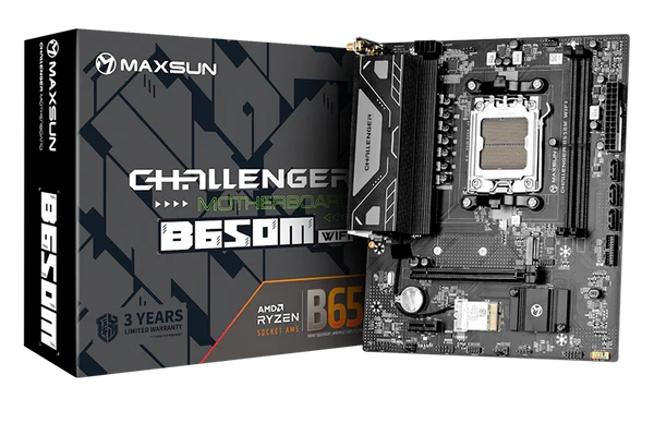 Maxsun eSport B650M ICE (Wi-Fi 6) DDR5 AMD Motherboard #MS-eSport B650M WIFI ICE